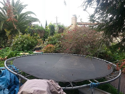 Second hand shop trampoline for sale